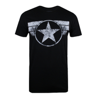 Marvel Comics Black Captain Logo T-Shirt
