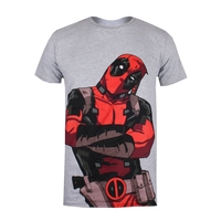 Marvel Comics Deadpool Grey Talking T-Shirt