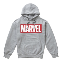 Marvel Grey Big Box Logo Hoodie