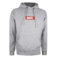 Marvel Grey Small Box Logo Hoodie