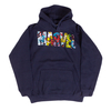 Marvel Navy KIDS Character Font Logo Hoodie