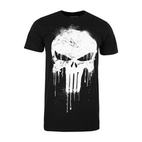 Marvel Punisher Skull Black T-Shirt
