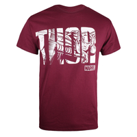 Marvel Thor Text Garnet T-Shirt