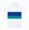Men’s Lacoste SPORT x Novak Djokovic White Stretch Regular Fit Polo Shirt