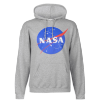 NASA Grey Logo Hoodie
