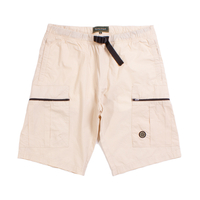Nicholas Deakins Ecru Crinkle Utility Shorts