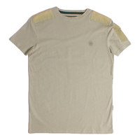 Nicholas Deakins Green Arm Pocket & Shoulder Patch T-Shirt