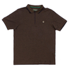 Nicholas Deakins Moss Melange Quarter Zip Polo