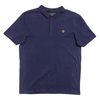 Nicholas Deakins Navy Diamond Metalesse Polo