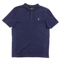 Nicholas Deakins Navy Diamond Metalesse Polo