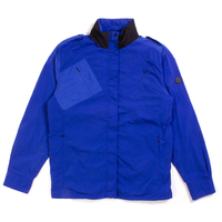 Nicholas Deakins Sapphire Blue / Black Lightweight Shell Jacket