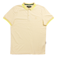 Nicholas Deakins Yellow with Neon Tipped Polo