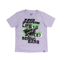 No Fear Grey "Behind Bars" BOYS T-Shirt