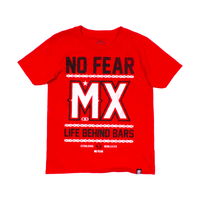 No Fear Red "MX" BOYS T-Shirt