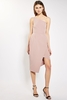 Oh My Love Pink Off the Shoulder Midi Dress