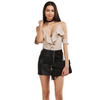 Oh My Love Stone Frill Trim Bodysuit