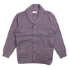 Original Penguin Alley Grey Chunky Knit Shawl Neck Cardigan