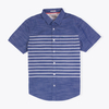 Original Penguin Bering Sea / White Striped S/S Shirt