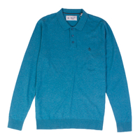 Original Penguin Dragonfly Knitted Long Sleeve Polo
