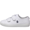 Original Penguin Kids White Canvas Trainers