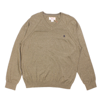 Original Penguin Rifle Green Knitted V-Neck Jumper