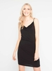 Originally made for Miss Selfridge Black cowl neck dress