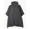 Originally Made For M&S Charcoal Faux Fur Pancho