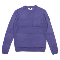 Originally Made for Topman Blue Knit Pocket Jumper