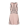 Originally made for Topshop baby pink mesh insert skater dress