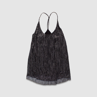 Originally made for Topshop black/silver cami top