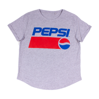 Pepsi Grey Ladies Logo T-Shirt