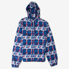 Perry Ellis Classic Blue Chaos Surf Print Windbreaker