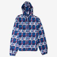 Perry Ellis Classic Blue Chaos Surf Print Windbreaker
