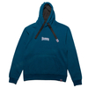 Plain Lazy Blue "Bed Logo" Mens Pullover Hoodie