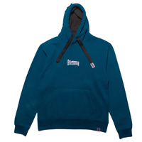 Plain Lazy Blue "Bed Logo" Mens Pullover Hoodie