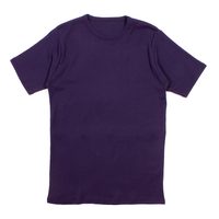 Plain Navy Stretch Slim Fit T-Shirt
