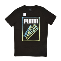 Puma Black Sneaker Lines Neon Print