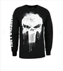 Punisher Skull Black Long Sleeve T-Shirt