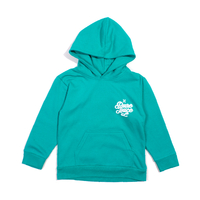 Pure Juice Teal KIDS Pacific Script Hoodie