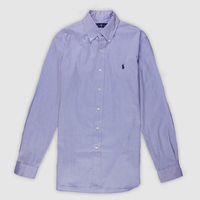 Ralph Lauren Blue Cotton Dress Shirt