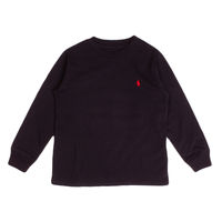 Ralph Lauren BOYS Black Long Sleeve Crewneck