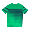 Ralph Lauren BOYS Green Stripe Pocket V-Neck T-Shirt