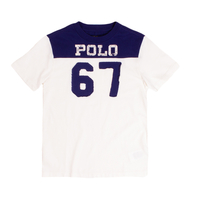 Ralph Lauren BOYS Navy/Cream 67 Jersey T-Shirt