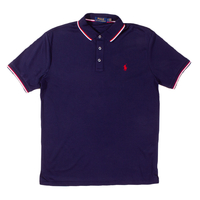 Ralph Lauren Classic Navy Tipped Polo