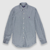 Ralph Lauren Forest Green & White Cotton Slim Fit Gingham Shirt