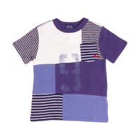 Ralph Lauren KIDS Navy Patchwork T-Shirt