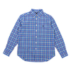 Ralph Lauren KIDS Navy/Green/Pink Plaid Poplin Longsleeve Shirt