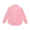 Ralph Lauren KIDS Red Striped Longsleeve Poplin Shirt