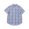 Ralph Lauren KIDS White/Pink/Blue Plaid Poplin Shirt