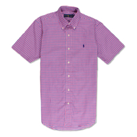 Ralph Lauren Rose Red/Blue Checkered Shirt